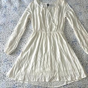 Off White Flowy Dress